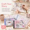 Transparent Stickers 3D Sticker Book PET Sticker Text Stickers Journal Stickers  Notebook Decor