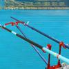 Double Rod Fishing Poles Holder Light Weight Fishing Rod Holder for Outdoor Angling Quick Setups Rear Bracket Poles Stand