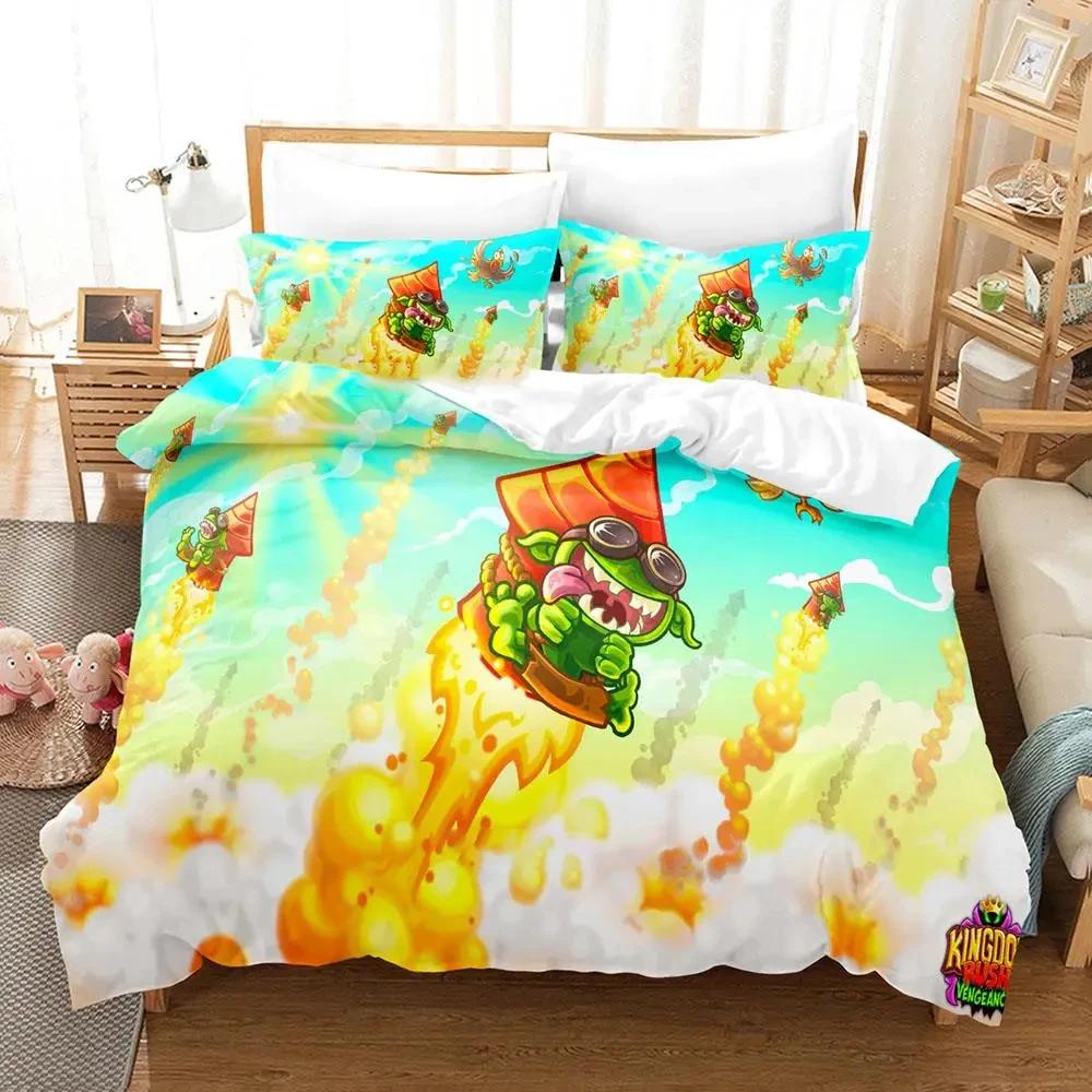 New Kingdom for Adults Boys Single Double Queen King Size Bed Cover Anime Bed ding Set Quilt Cover Pillowcase