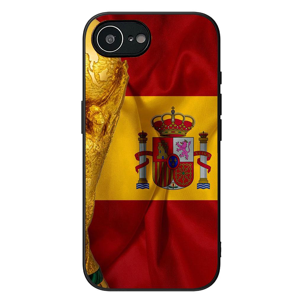 Cover for Xiaomi Redmi Note 11 15 8 9 10 Pro Plus A5 9A 9T 10A 10C 9C NFC 15C 8T Casing Phone Case Yellow Red Spain Flag