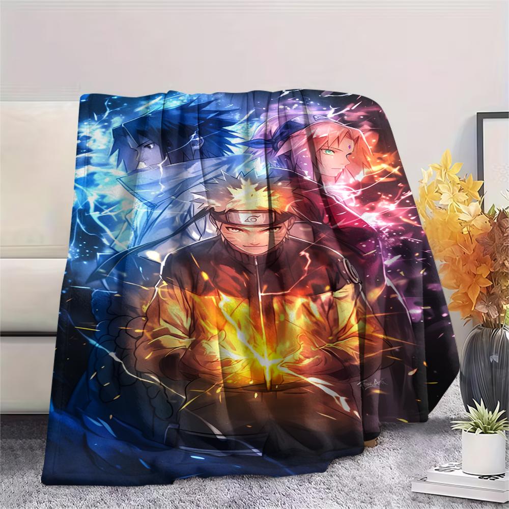 1Pc Cartoon Print Flannel Blanket, High Quality Comfortable for All Seasons, Home Decor, Warmth and Comfort, Perfect for Christmas Birthday Gift