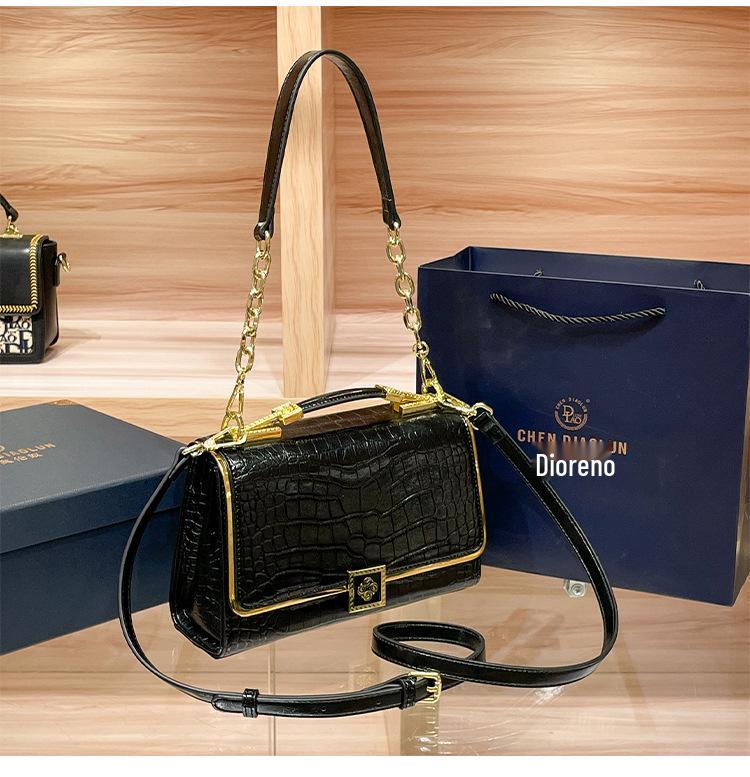 2024 Nyári Női Luxus Eredeti Bőrből Készült Keresztpántos és Válltáska - Kézzel Készített Csúcskategóriás Kialakítás