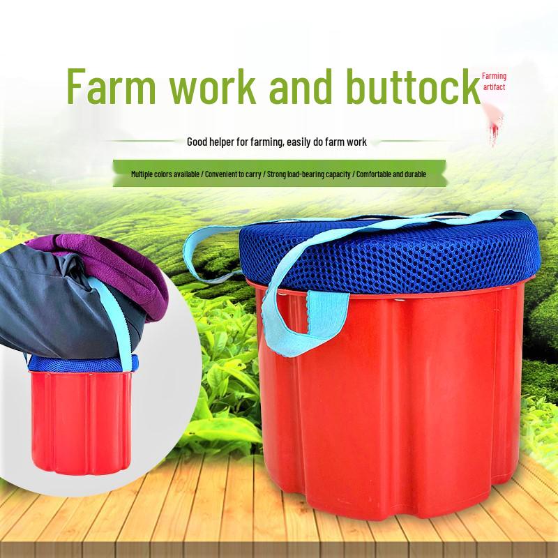 Greenhouse Portable Farm Stool for Gardening and Harvesting
