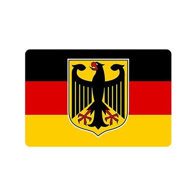 Tri Mishki W1425 Αυτοκόλλητο αυτοκινήτου με εθνόσημο και σημαία Αυτοκόλλητο PVC Αυτοκόλλητα αξεσουάρ μοτοσικλέτας σε τοίχο φορητού υπολογιστή προφυλακτήρα αυτοκινήτου