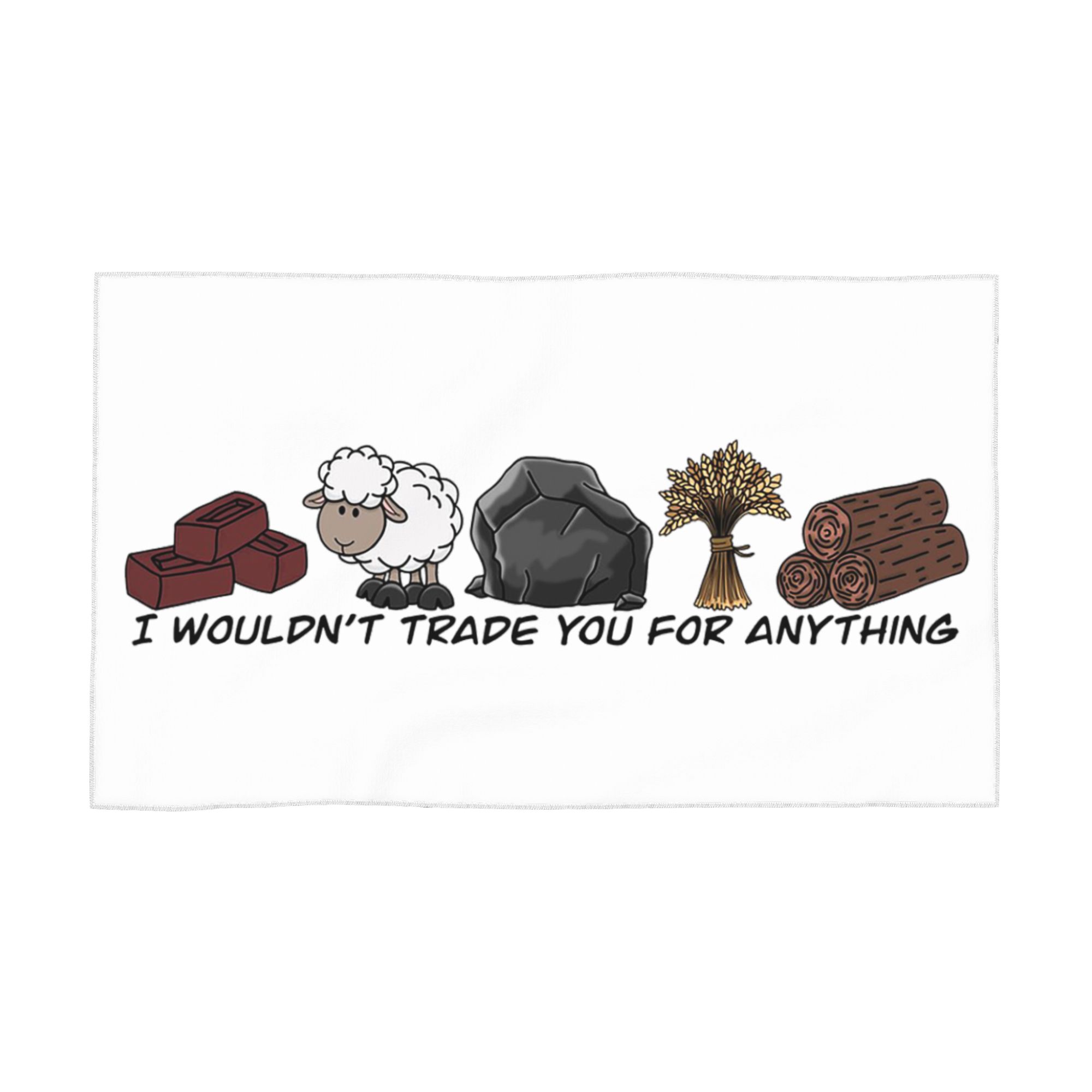 

I Wouldn t Trade You for Anything - Catan Soft Face Towel Quick Dry Pool Bath Cotton Towels Absorbent W40*H60(CM)