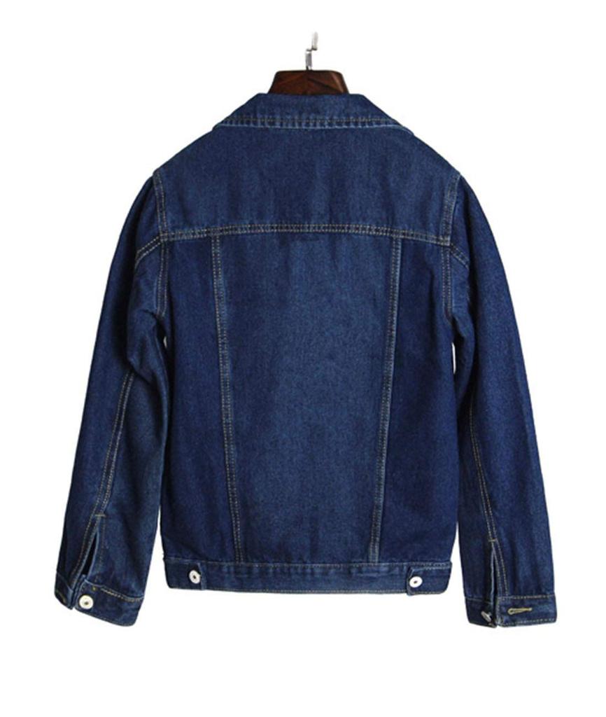 of Denim Stylish Everyday Going Long Denim L (Song Song) Women's Jacket, Outerwear, Top, Body-Concealing, Slimming, Casual, Adult, Commuting, School,