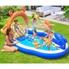 KingSom Inflatable Children's Water Play Area - Pool with Slide, Sprinkler &; Kiddie Pool, 305x178x127 Cm, Ideal Garden