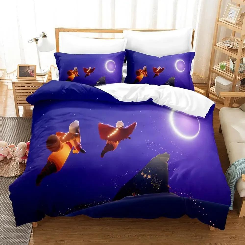 Game SkyChildren of the Light Bedding Sets exquisite bed supplies set duvet cover bed comforter set luxury birthday gift