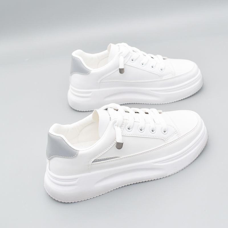 

Сетчатая обувь дышащая маленькая белая обувь студентки корейская версия 2025 весна и лето новая универсальная модная обувь на платформе детская 35