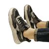 Spring breathable mesh black Forrest Gump board shoes sports running casual net shoes dad trendy shoes