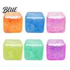 Calming Hand Toy Decompression Glitter Cube Squeeze Anxiety Relief Stress Focus Improvement Sensory Slow Rising Office Workers Relaxation Ball