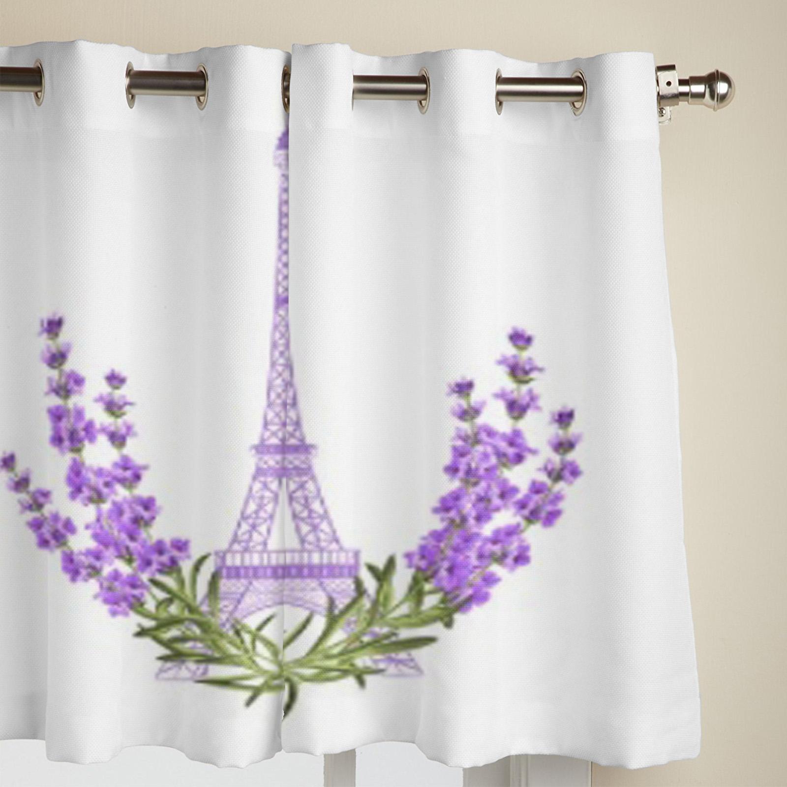 Эйфелева башня с цветами лаванды — фото 3