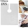 100Pcs Disposable Clear Hairdressing Capes Home Barber Hair Dyeing Shawl Aprons