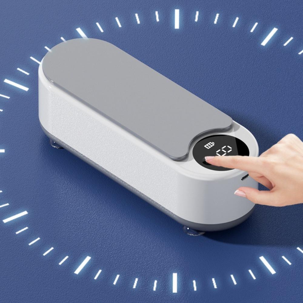 1pc High-Frequency Ultrasonic Glasses Cleaner Machine - Wireless Control, Multi-Purpose Cleaning for Eyewear and Accessories