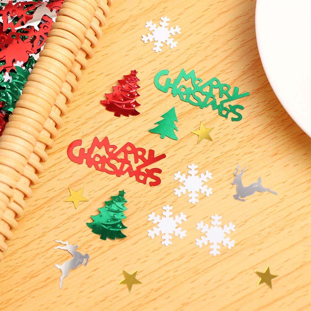60g Craft Festival Ornament Home Tinfoil Sequins Party Supply Christmas Decoration Confetti