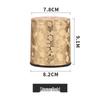 Verdickter Gold-Spitzen Leder Würfelbecher für Bar & Kneipe