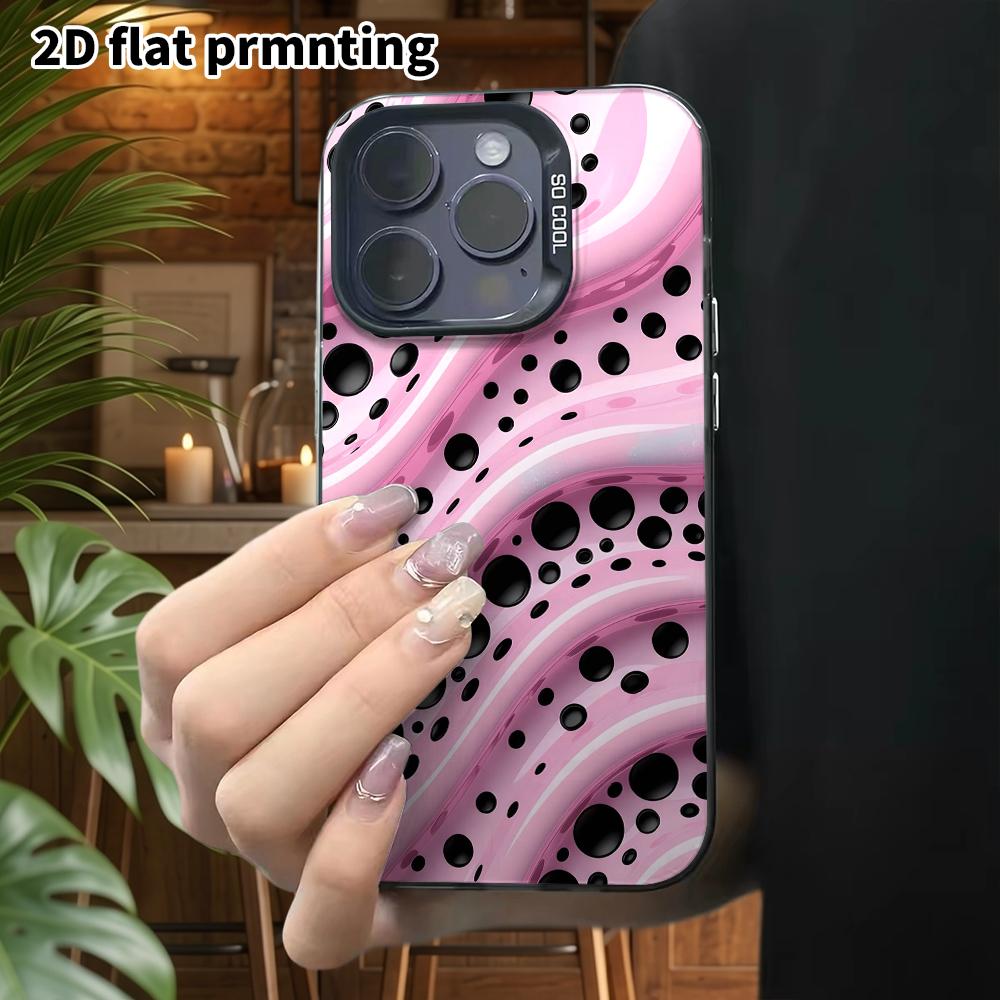 Phone Case: 2D Flat Design Suitable for iPhone 18 17 16 15 14 13Pro In Color Silver, Couple Style, Hide-and-seek Santa Claus, Christmas and Halloween