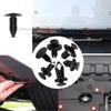 190PCS Car Universal Buckle Set - 6 Models ABS Material Fastener Rivet Clamping Clips for Auto Body Trim Door Panel