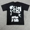 Amerikanische grenzüberschreitende trendige Marke PATTA Designgefühl Buchstabendruck Kurzarm-T-Shirt Herren- und Damen-Trendmarke Vielseitiges lockeres Oberteil
