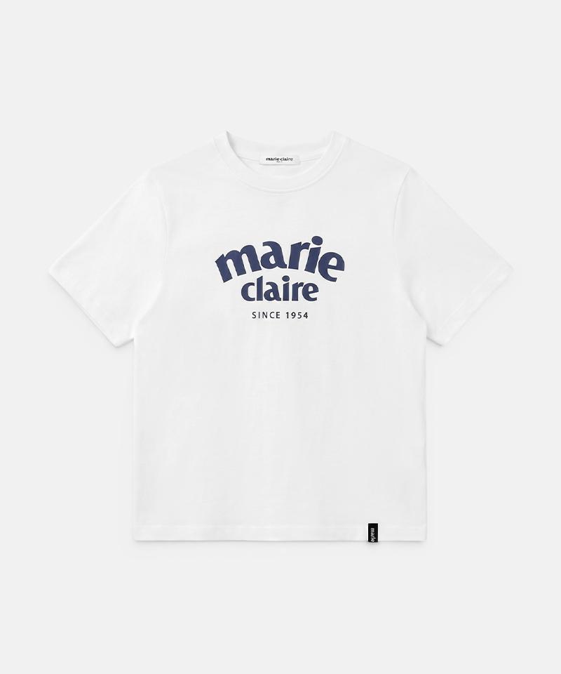 MARIE CLAIRE Arch Logo Short Sleeve T-Shirt (Magbts41Mdn)