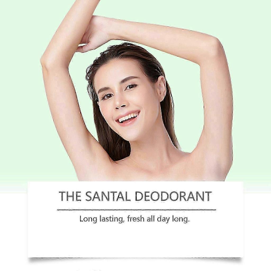 Das Santal Deo Hautpflege Deodorant - 72H Geruchsschutz mit Ceramid & Sandelholz, Vollständig Natürlich