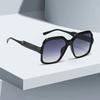 Fashionable Vintage Sunglasses for Women Square Frame with Metal Decoration Elegant Retro Style
