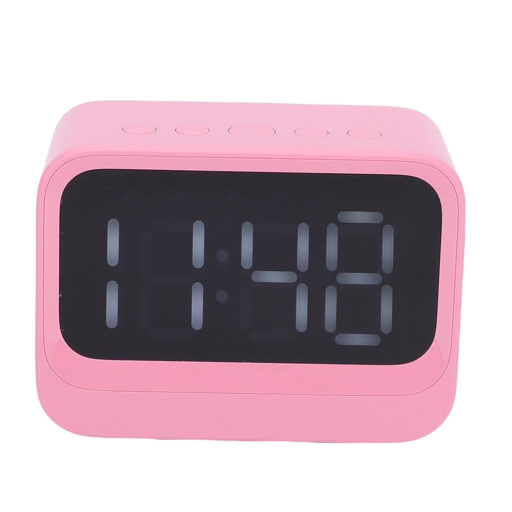 Ceas Digital cu Boxă Wireless Afișaj LED Ceas deșteptător Reîncărcabil cu Player Muzică MP3 pentru Persoanele care Dorm