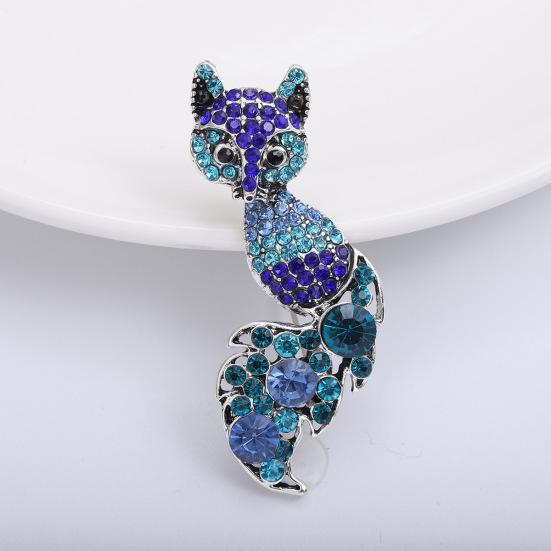 

Симпатичная брошь Fox Высококачественная брошь со стразами Бутоньерка