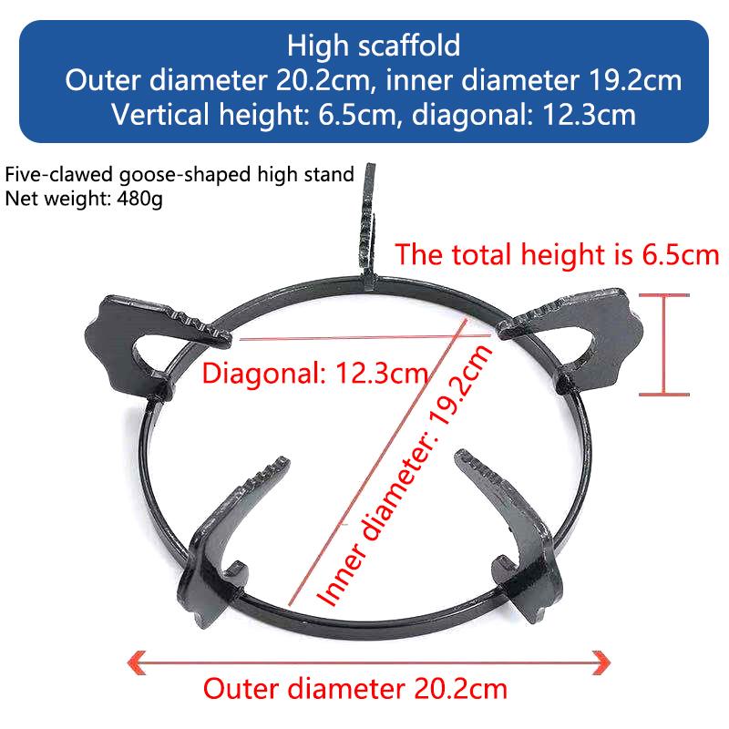 Metall Wok Pfanne Topf Halter Ständer Brenner Universal Metall Wok Pfanne Halter Ständer Für Brenner Gasherd Abdeckung