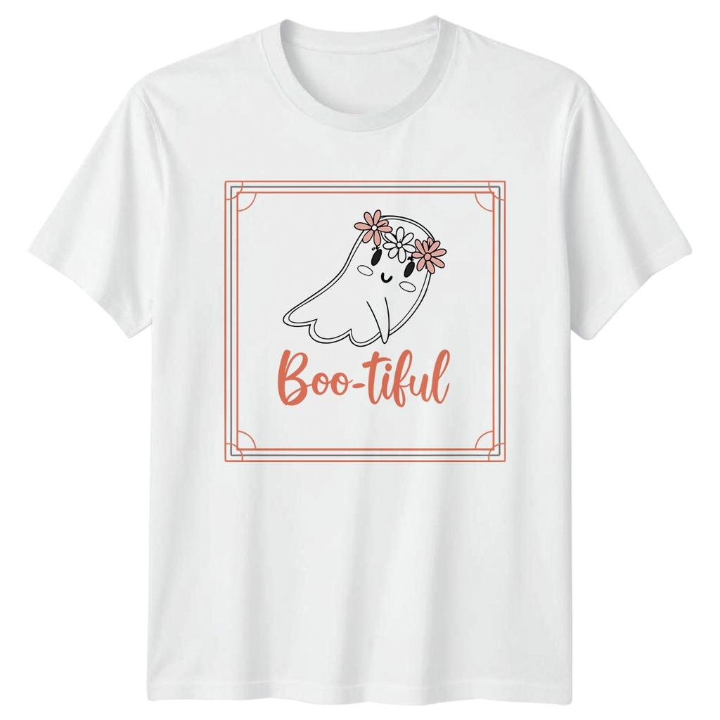 Bootiful Unisexs TShirt Cute Ghost Halloween Halloween Gift For Her