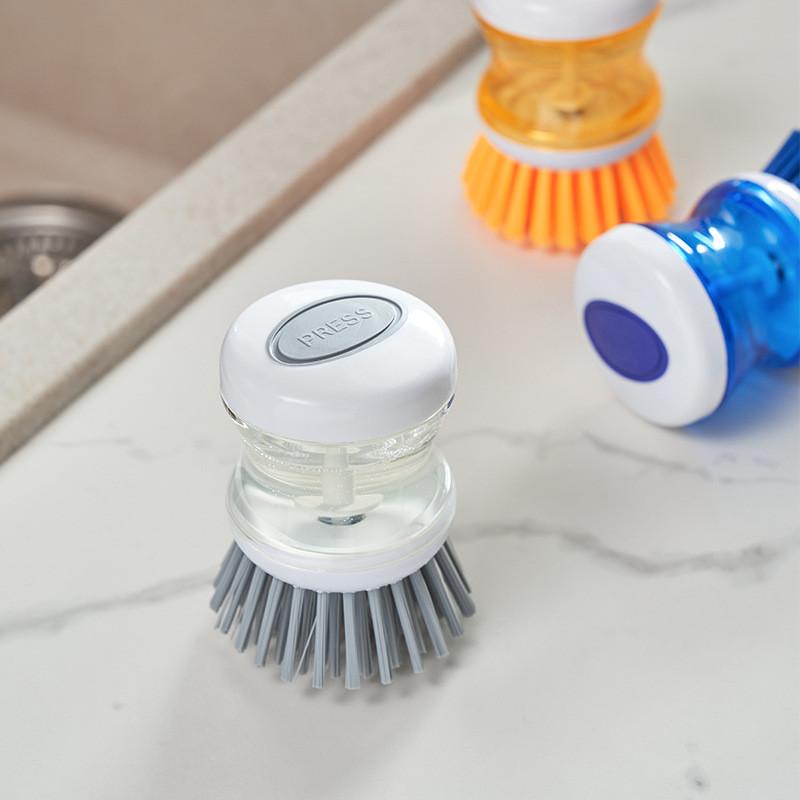 Scrubber Dishwashing Nonstick For Pots Pans And Utensils With Abs Handle As