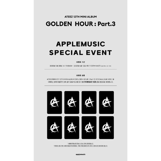 Wählen Sie POB POCAALBUM Ver ATEEZ 12. Mini-Album GOLDEN HOUR Teil 3