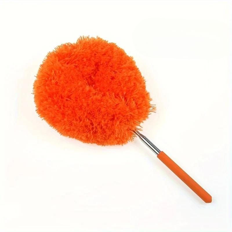360 Electrostatic Dust Duster Telescopic Flexible Stainless Steel Household Feather Duster Cleaning Tool Microfiber Dust Brush
