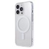 For iPhone 15 Pro Clear Case Compatible with MagSafe WANLONFENG LM2 Series Phone Cover (Big Lens Hole)
