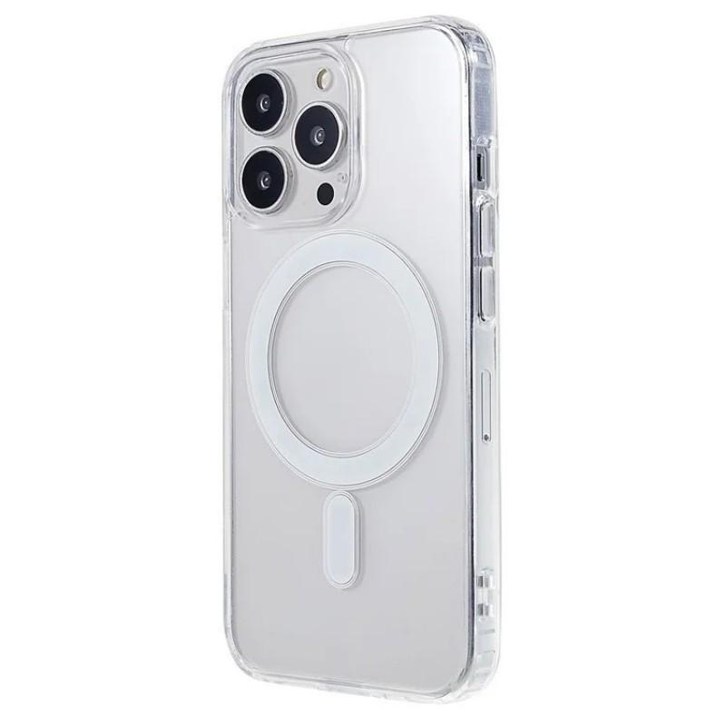 For iPhone 12 Pro 6.1 inch Clear Case Compatible with MagSafe WANLONFENG LM2 Series Phone Cover (Big Lens Hole)