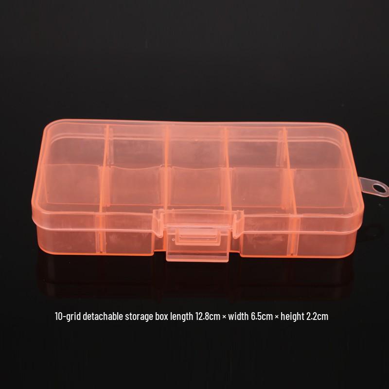 Multi-Size Transparent DIY Jewelry Storage Box Set