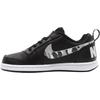 Court Borough Low Top Skateboard Shoes Black White Children Aged 3 7 Years Old 870025-005
