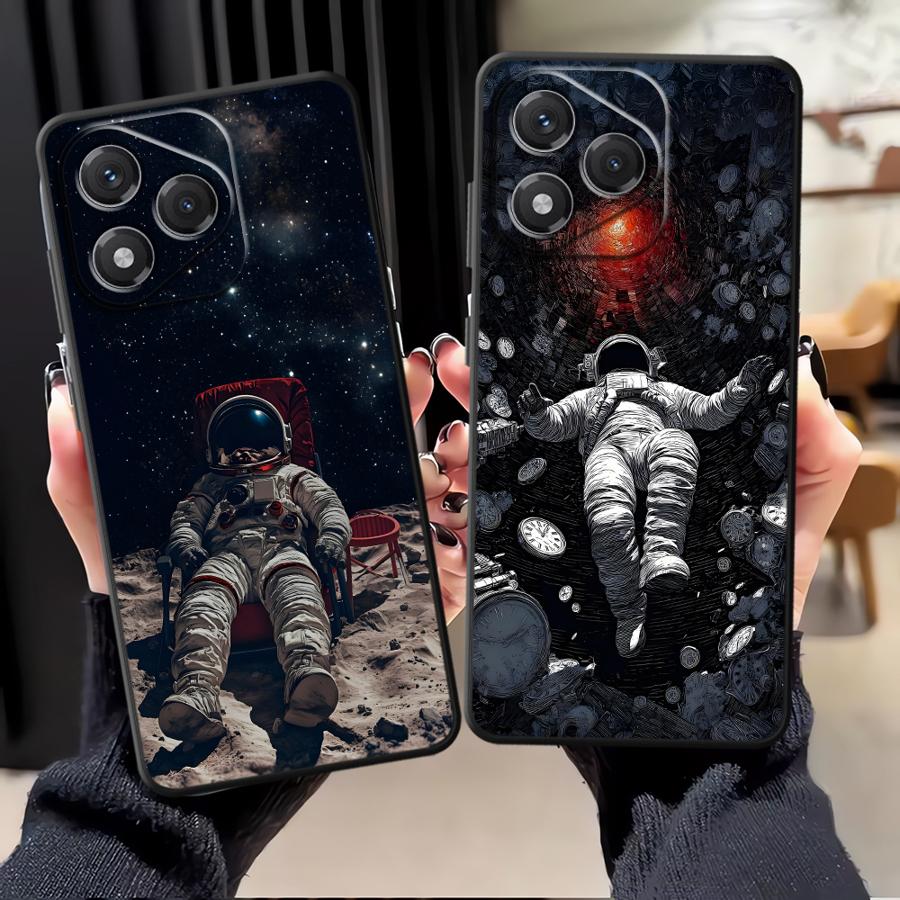 Cartoon Astronaut Art Funda Phone Cover Case for Honor X7 X8 90 200 400 Lite 70 X9a X5b 8X X6 Magic5Lite
