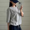 New Arrivals Open Run Women Round Neck Basic ShorT Sleeve T shirT Solid Color