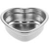 Heart Shaped Stainless Steel Snack Dish Elegant Decorative Serving Platter for Desserts Candies Appetizers Western Dining Home