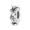 S925 Sterling Silver Beaded Spacer Beaded Diamond Flower Positioning Bead Bracelet Diy Jewelry Accessories