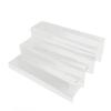 3 Tiers Bar Bottle Rack Clear Acrylic Display Risers Liquor Bottle Stand for Cupcake Collectibles