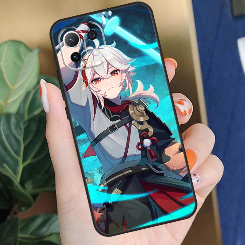 Genshin Impact Kaedehara Kazuha Case For Xiaomi 15 14 Ultra 13T 14T 15T Pro 17 Pro Max POCO F8 F7 F5 F6 X5 X6 X7 Pro Coque