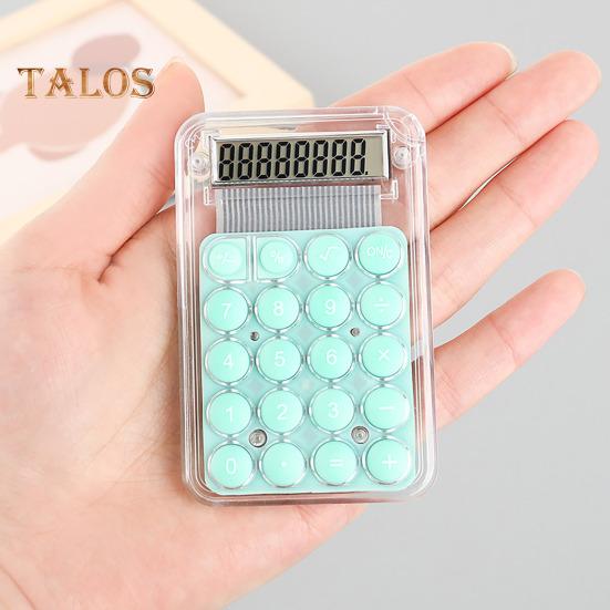 Mini Portable Calculator 8 Digit Large LCD Display Big Buttons Easy To Press Battery Powered Travel-friendly