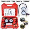 Cylinder Leak Down Tester for Car Truck Double Gauge Leakdown Detector Tool with Case Engine Compression Tester