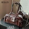 Retro Portable Commuter Bag Niche Underarm Bag Simple Large-Capacity Shoulder Tote Bag