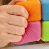 4Pcs Flour Cube Squeeze Toy Soft Stretchy TPR Slow Rising Cube Sensory Toy Anxiety Relief Stress Ball Classroom Prizes Party Favors