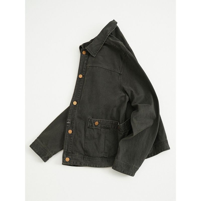 Amejaji American Retro Heavy-Duty Pure Cotton Canvas Workwear Jacket for Men, Autumn and Winter Foreign Trade Men's Clothing