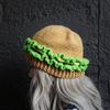 Fashion Hamburger Hat for Adult Kids Knitted Novelty Hat Anime Cosplay Costume Hat Outdoor Hiking Hat Windproof Headwear