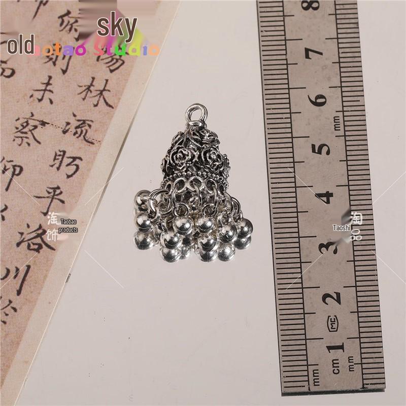 Tassel Pendant Antique Style Spacer Beads for DIY Jewelry and Bracelets